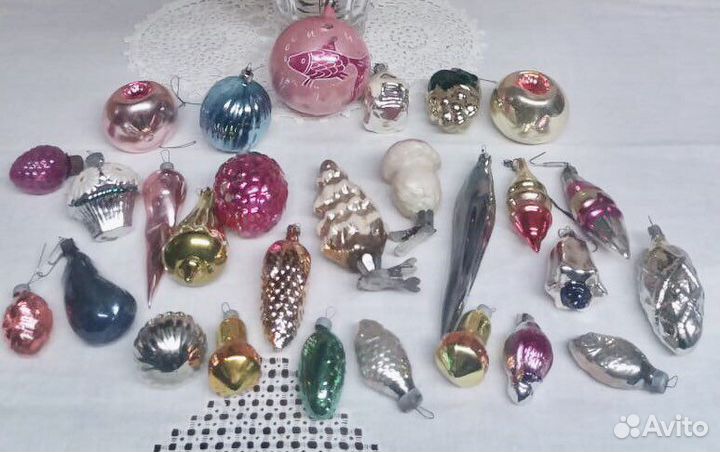 Ёлочные игрушки СССР