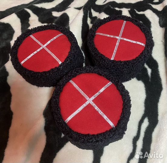 Папаха казачья каракуль красный верх размеры 56-57