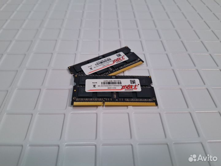 Оперативная память DDR3 8GB (2x4GB) 1600Mhz