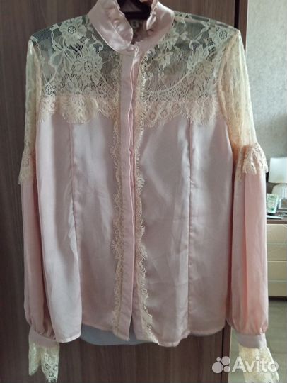 Блузка женская 46 48 атласная