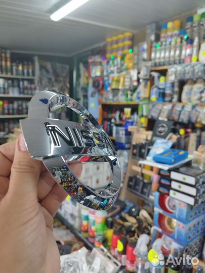 Эмблема ниссан 16 см