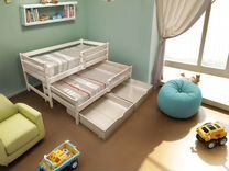 Привлекательная кровать для детей: уютный дом