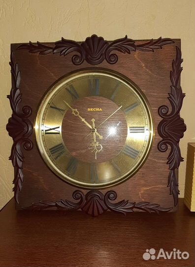 Часы СССР настольные будильник шахматные