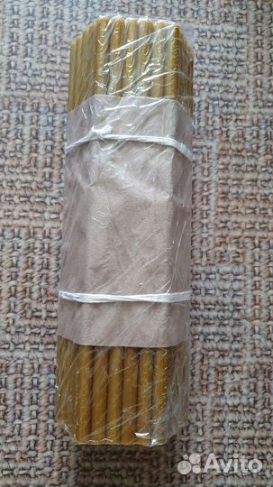 Свечи восковые церковные большие 70 шт. в упаковке