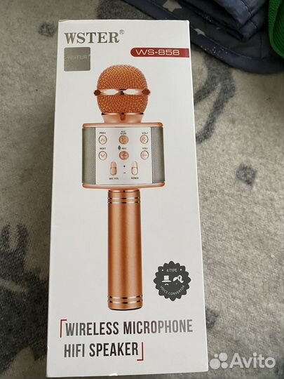 Караоке микрофон wster WS-858 оригинал