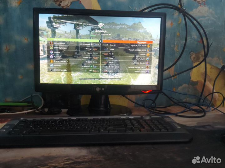 Игровой пк с монитором