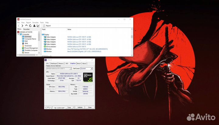 MSI GeForce GTX 1050 Ti gaming X
