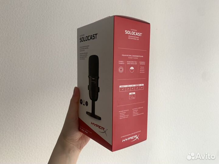 Микрофон студийный HyperX Solocast