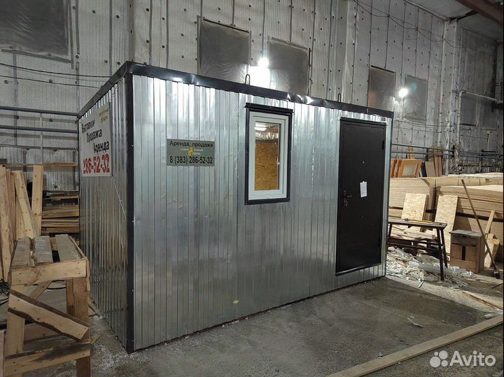 Бытовка строительная для проживания 2,4м*2,4м