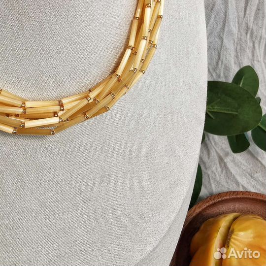 Колье из бисера