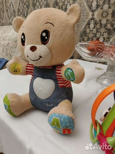 Мягкая игрушка chicco мишка Тедди