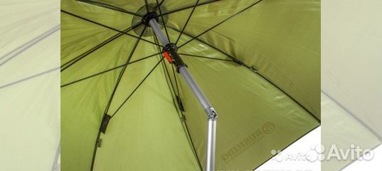 Зонт для рыбалки со стенкой карповый большой