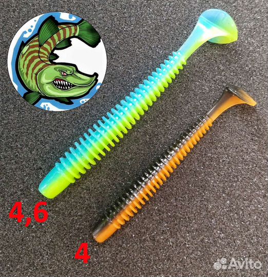 Силиконовые приманки Keitech Swing Impact