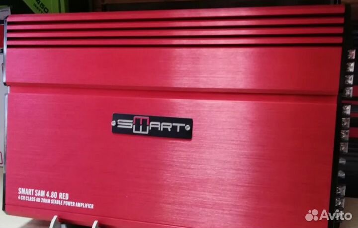 Усилитель звука 4*80вт RED, Новый