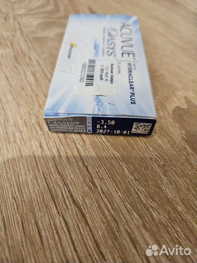 Линзы контактные acuvue oasys двухнедельные