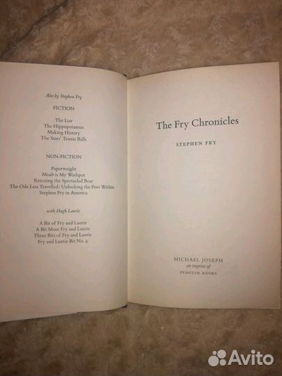 Стивен Фрай/ Stephen Fry - The Fry Chronicles