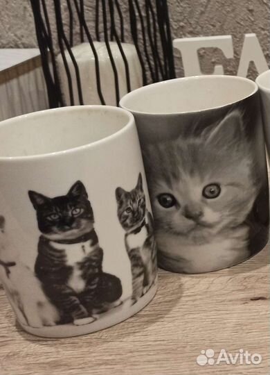 Чайник эмалированный, кружки