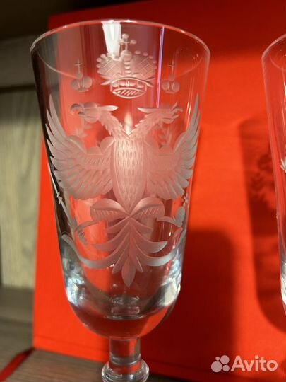 Бокалы винтажные с Гербом