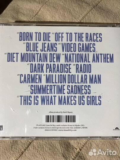 Lana Del Rey фирменные EU