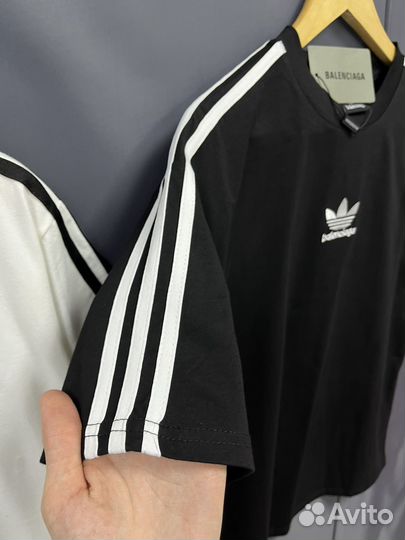 Balenciaga adidas футболка (стиль 2024)