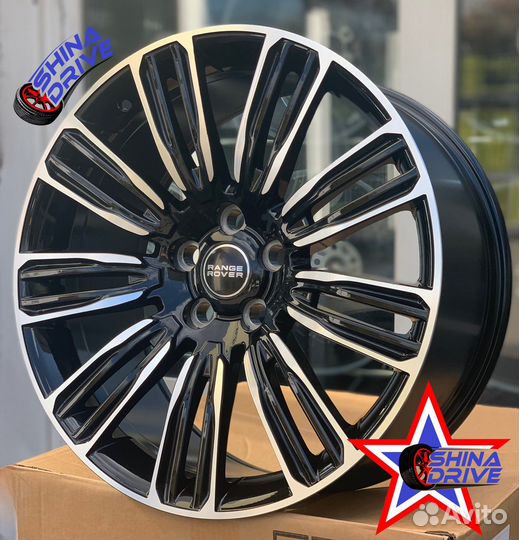 Диски Range Rover R22 5x120 Black Groove