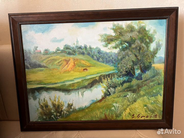 Картина маслом на холсте пейзаж