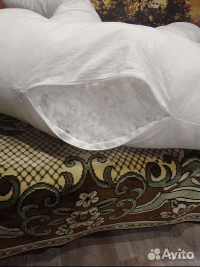 Большая подушка для беременных со съемным чехлом