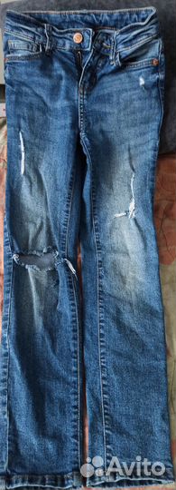 Джинсы для девочки 128