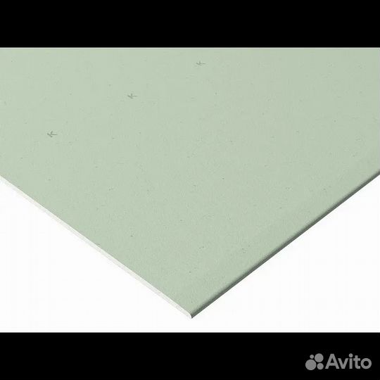 Гипсокартон влагостойкий 12.5 мм Knauf