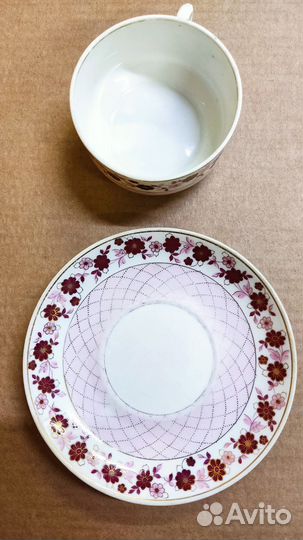 Чашка с блюдцем Завод в Новгороде Чайная пара