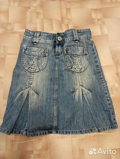 Юбка джинсовая