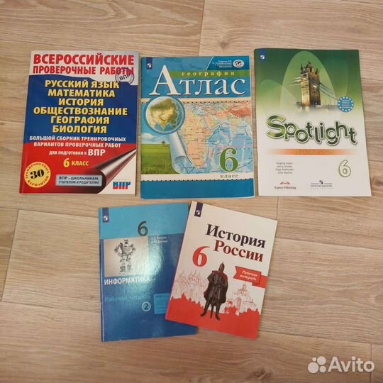 Рабочие тетради 6 класс