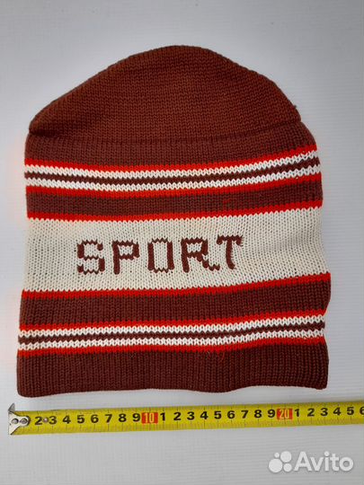 Шапка трикотажная. Петушок. Винтаж