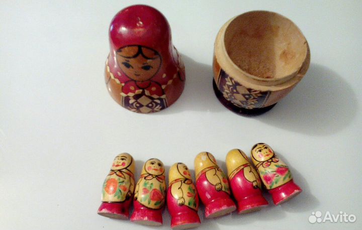 Матрешки -1 большая и 6 маленьких/ссср