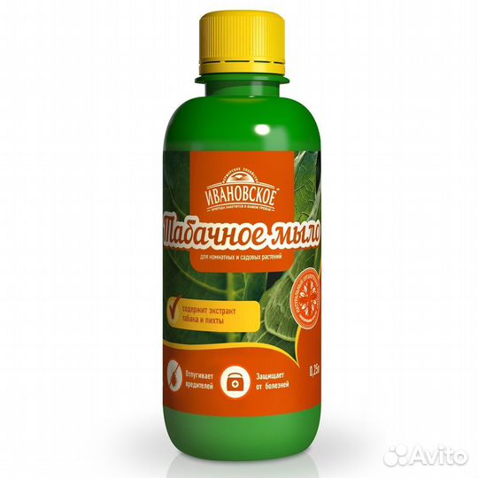 Табачное мыло от болезней и вредителей 250 мл