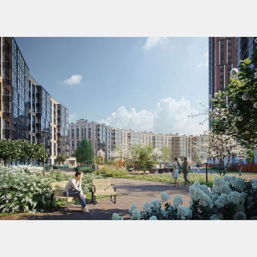 1-к. квартира, 41,4 м², 18/25 эт.