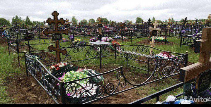 Производство и установка оград на могилу