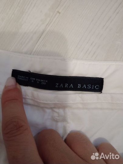 Брюки женские белые летние 26 Zara