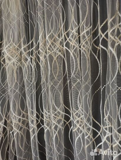Тюль отрез 5 метров
