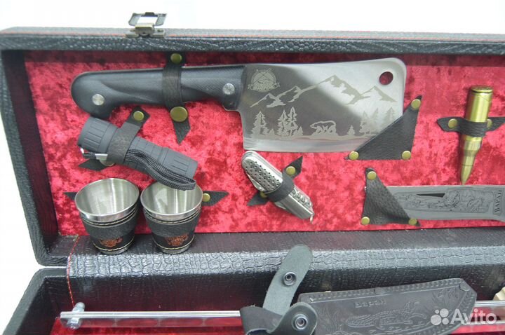 Набор шампуров в кейсе 