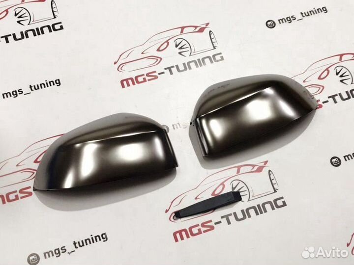 Крышки зеркал М50d на X7 G07 Матовый алюминий