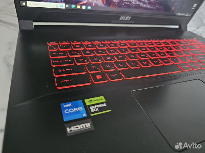 Игровой MSI Katana (i5-12450h / RTX3050 )