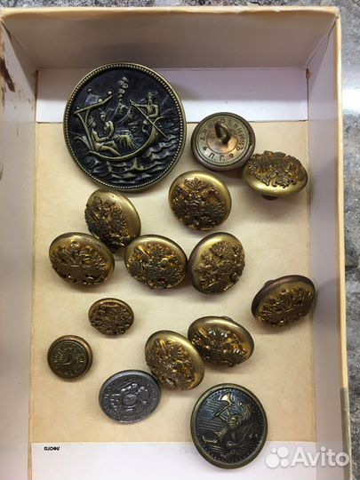 Пуговицы старинные, антикварные