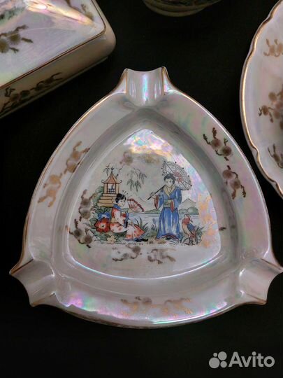 Предметы сервиза Oscar Schlegelmilch гейша ГДР