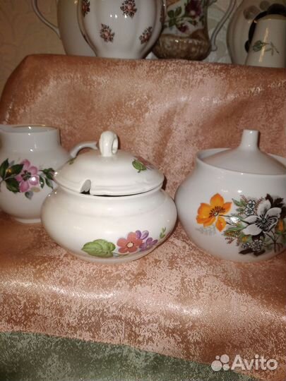 Сливочники сахарницы масленка СССР