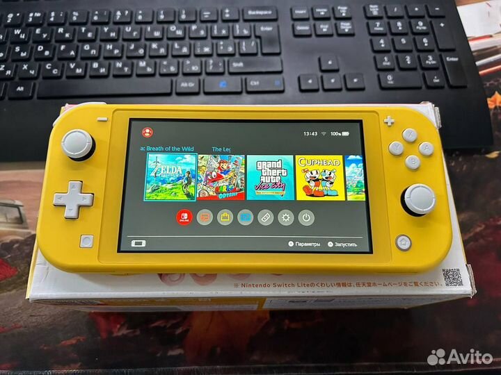 Чипованный Nintendo Switch Lite 128 гб