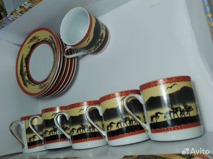 Кофейный сервиз на 6 персон