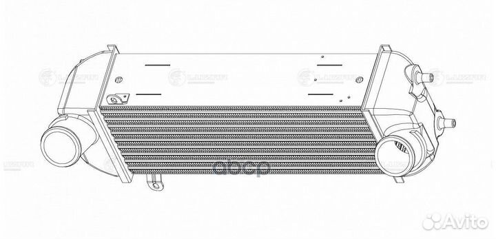 Онв (радиатор интеркулера) для а/м Kia Sorento