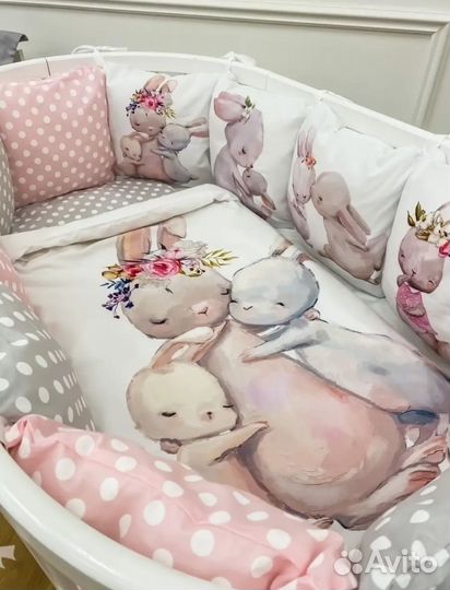 Детское постельное белье с первых дней жизни бу
