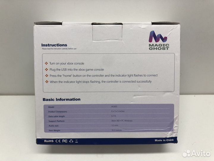 Геймпад проводной Magic ghost для Xbox 360